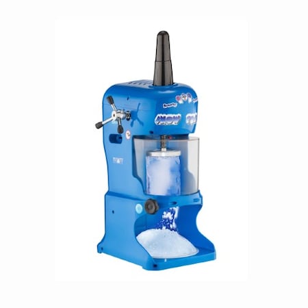 Great Northern Popcorn Great Northern Shaved Ice Machine, Slushie Maker with Stainless Steel Blades for Frozen Drinks, Blue 575406DYT